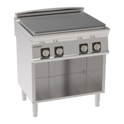 Εστία PP8FE7 Tecno74 80x70x90cm 8kW 400V 3N Ηλεκτρική Συμπαγής Πλάκα 4 Ζωνών σε Ανοιχτό Ντουλάπι TECNOINOX