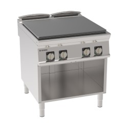Εστία PP8FE9 Tecno90 80x90x90cm 14kW Ηλεκτρική Συμπαγής Πλάκα 2 Ζωνών σε Ανοιχτό Ντουλάπι TECNOINOX