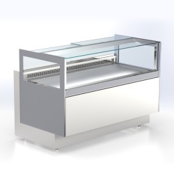 Βιτρίνα Συντήρησης Q1-111-0R Quadrata 110x100x125cm Inox 450W ARTSTEEL