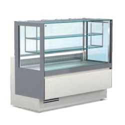 Βιτρίνα Συντήρησης QA-118-PR Quadrata 110x80x140cm Inox 450W ARTSTEEL