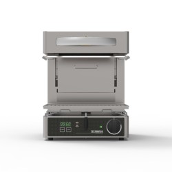Σαλαμάνδρα QSET40/0CB Ultrarapid QSET Contact 40x54,8x50cm 2kW 220- 240V Ηλεκτρική 1 Ζώνης με Μπάρα Ανίχνευσης Επιτραπέζια TECNOINOX
