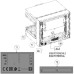 Σαλαμάνδρα QSET60/4CB Ultrarapid QSET Contact 60x54,8x50cm 4kW 380-415V 3N Ηλεκτρική 2 Ζωνών με Μπάρα Ανίχνευσης Επιτραπέζια TECNOINOX