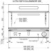 Σαλαμάνδρα QSET60/4CB Ultrarapid QSET Contact 60x54,8x50cm 4kW 380-415V 3N Ηλεκτρική 2 Ζωνών με Μπάρα Ανίχνευσης Επιτραπέζια TECNOINOX
