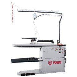 Τραπέζι Σιδερώματος RECORD MAXI 130x50/25cm Ατμού Τριφασικό με Κενό Αέρος Vacuum, Εμφύσηση Air-blowing & Up-steam PONY