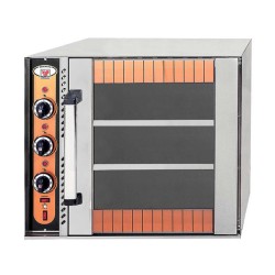 Φούρνος RHODES 75x77.5x64cm 6.6kW 230/400V AC Ηλεκτρικός Ταμπανωτός με 2 Ράφια NORTH
