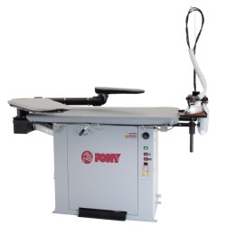 Τραπέζι Σιδερώματος SA MAXI Superplatine 160x85cm Ηλεκτρικό Ορθογώνιο με Κενό Αέρος Vacuum για Βιομηχανίες Πλεκτών & Υφασμάτων PONY