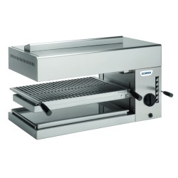Σαλαμάνδρα SG Gas 75x40x46cm 7,4kW Αερίου 1 Ζώνης Διαπερατή Επιτραπέζια TECNOINOX