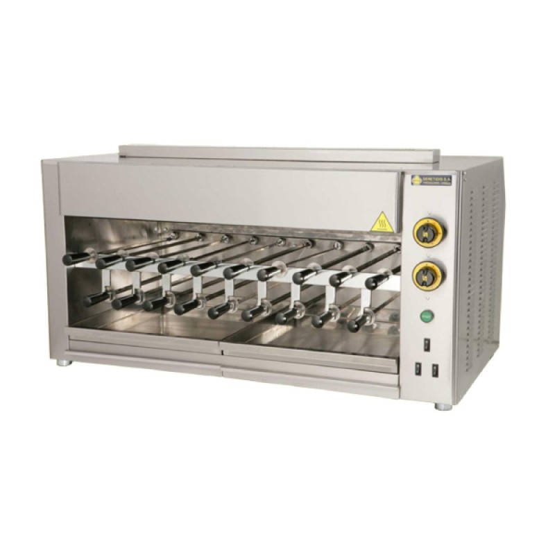 Κοντοσουβλιέρα SGA19 114x61x60cm 12.4kW Αερίου με 19 Σούβλες SERGAS Κοντοσουβλιέρα SGA19 114x61x60cm 12.4kW Αερίου με 19 Σούβλες SERGAS