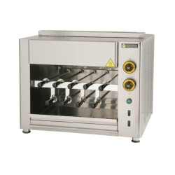 Κοντοσουβλιέρα SGA9 74x61x60cm 7.6kW Αερίου με 9 Σούβλες SERGAS