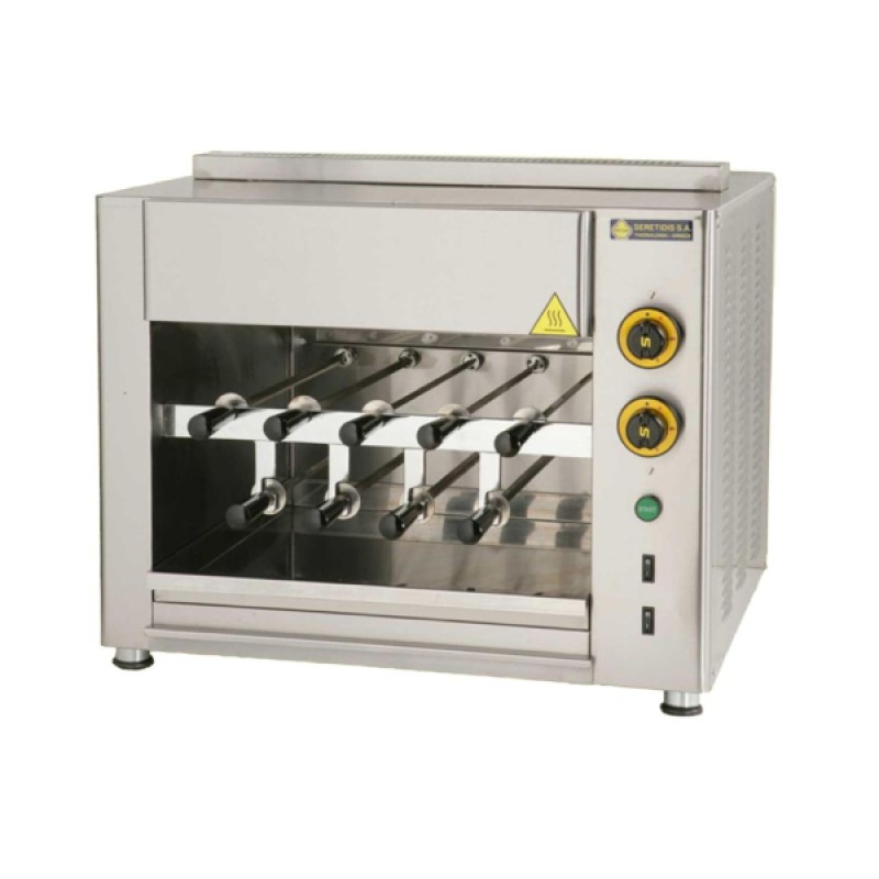 Κοντοσουβλιέρα SGA9 74x61x60cm 7.6kW Αερίου με 9 Σούβλες SERGAS Κοντοσουβλιέρα SGA9 74x61x60cm 7.6kW Αερίου με 9 Σούβλες SERGAS