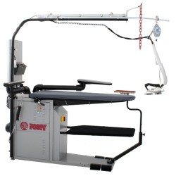 Τραπέζι Σιδερώματος SILVER-S BN 130x50/30cm Ηλεκτρικό με Κενό Αέρος Vacuum & Εμφύσηση Air-blowing PONY