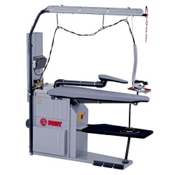 Τραπέζι Σιδερώματος SILVER-SV BN 130x50/30cm Ηλεκτρικό με Κενό Αέρος Vacuum, Εμφύσηση Air-blowing & Up-steam PONY