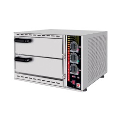 Φούρνος Πίτσας SPM-48 Piccolo 59x59x40.5cm 3kW για 2 Πίτσες 36cm Διπλός Επιτραπέζιος NORTH