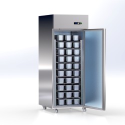 Θάλαμος Κατάψυξης AB-079-IR Bakerline 79x101x215cm Inox 60τμχ Μπασίνες Παγωτού 880lt 1200W ARTSTEEL