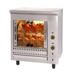 Κοτοπουλιέρα T16 82.5x64x98cm 4.5kW 230V2L+N Ηλεκτρική με 4 Περιστρεφόμενα Καλαθάκια για 16 Κοτόπουλα SERGAS