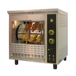 Κοτοπουλιέρα T16G 82x75x85cm 10kW Αερίου με 4 Περιστρεφόμενα Καλαθάκια για 16 Κοτόπουλα SERGAS