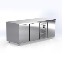 Πάγκος Συντήρησης / Κατάψυξης T2-187-GR Gastroline 188x70x87cm Inox 772W ARTSTEEL