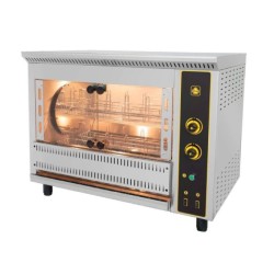 Κοτοπουλιέρα T24G 114x75x85cm 13kW Αερίου με 4 Περιστρεφόμενα Καλαθάκια για 16 Κοτόπουλα SERGAS