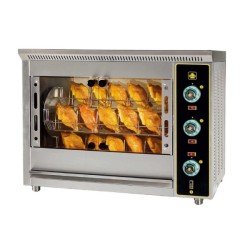 Κοτοπουλιέρα T36 112x85x110cm 10kW 230/400V3L+N Ηλεκτρική με 6 Περιστρεφόμενα Καλαθάκια για 36 Κοτόπουλα SERGAS