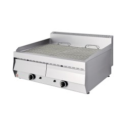 Σχαριέρα T-702 Σειρά 700 76.5x70x30(46)cm 22kW Αερίου Νερού 2 Ζωνών με 2 Σχάρες Επιτραπέζια NORTH
