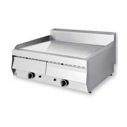 Πλατό T-702PP Σειρά 700 77x70x30(46)cm 22kW Αερίου Νερού 2 Ζωνών με 1 Πλάκα Επιτραπέζιο NORTH