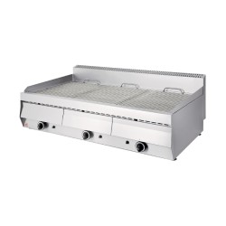 Σχαριέρα T-703 Σειρά 700 113x70x30(46)cm 33kW Αερίου Νερού 3 Ζωνών με 3 Σχάρες Επιτραπέζια NORTH