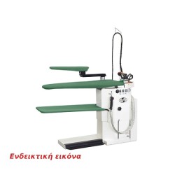 Τραπέζι Σιδερώματος TAR-V-MAXI 135x51x27cm Ηλεκτρικό με Ρυθμιζόμενο Ύψος, Μονοφασική Μονάδα Κενού, Υποδοχή για Boiler Γενικής Χρήσης STIRMATIC