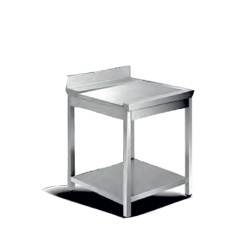 Τραπέζι Εξόδου Λάντζας TL-080-L 80x74x85cm Inox Ανοιχτό με Άκρη Αριστερά ARTSTEEL