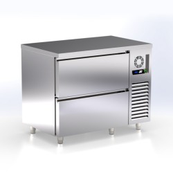 Πάγκος Συντήρησης Σαλατών TR-117-DR2R 110x70x90cm Inox 435W με Φαρδιά Συρτάρια ARTSTEEL