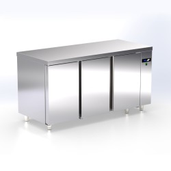 Πάγκος Συντήρησης TR-146-3 Barline 160x60x87cm Inox 310lt Χωρίς Μηχανή ARTSTEEL