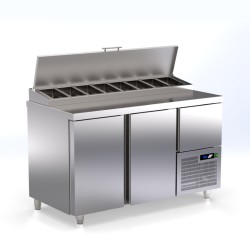 Πάγκος Συντήρησης Σαλατών TR-147-TR 141x70x99cm Inox 310lt 435W ARTSTEEL