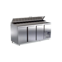 Πάγκος Συντήρησης Σαλατών TR-187-TR 187x70x99cm Inox 370lt 590W ARTSTEEL