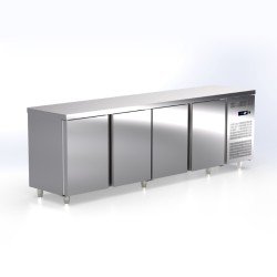 Πάγκος Συντήρησης TR-236-4R Barline 235x60x87cm Inox 420lt 772W ARTSTEEL