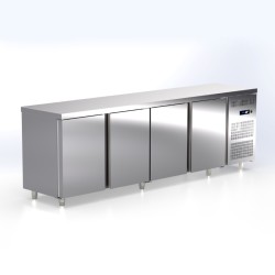 Πάγκος Συντήρησης TR-268-4R Bakerline 261x80x87cm Inox 700lt 850W ARTSTEEL