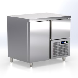 Πάγκος Συντήρησης TS-096-DR Barline 94x60x87cm Inox 160lt 435W ARTSTEEL