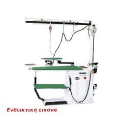 Τραπέζι Σιδερώματος TVB-SV-STD 120x40x25cm Ηλεκτρικό με Μονάδα Κενού Αέρος, Λειτουργία Εμφύσησης / Up-steam, Υποδοχή για Boiler & 1 Ατμοσίδερο Γενικής Χρήσης STIRMATIC