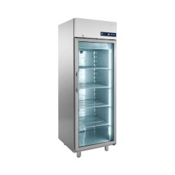Θάλαμος Βιτρίνα Κατάψυξη UBF-70 70x82x207cm 620lt 220/240V 650W Inox με 1 Πόρτα Τζαμιού BAMBAS