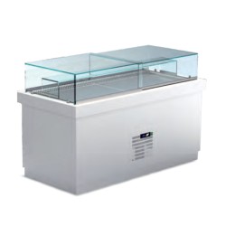 Βιτρίνα Συντήρησης VE-108-SR Central 108x90x120cm Inox 450W ARTSTEEL