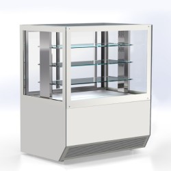 Βιτρίνα Συντήρησης VK-128-3DR New Modular 120x80x140cm Inox 565W με 3 Ράφια ARTSTEEL