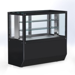 Βιτρίνα Συντήρησης VK-168-2DR New Modular 160x80x120cm Inox 1280W με 2 Ράφια ARTSTEEL