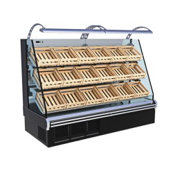 Βιτρίνα Συντήρησης Μαναβικής VN-101-1 Vegi Nova 100x110x220cm Inox με Πόρτες ARTSTEEL