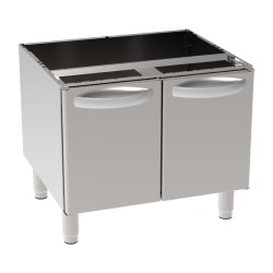 Ουδέτερο Στοιχείο VNP70L7 Tecno70 70x57,5x60cm Ανοιχτό σε Ντουλάπι με 2 Πόρτες TECNOINOX