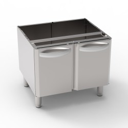 Ουδέτερο Στοιχείο VNP70/0 Tecno65 70x57,5x60cm Ανοιχτό σε Ντουλάπι με 2 Πόρτες TECNOINOX