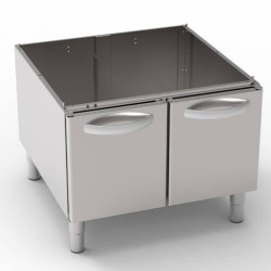 Ουδέτερο Στοιχείο VNP8L9 Tecno90 80x76,5x57cm Ανοιχτό με Κλειστό Ντουλάπι TECNOINOX