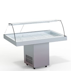Βιτρίνα Συντήρησης Ψαριών VP-099-KR 94x90x120cm Inox 435W Εκθετήριο ARTSTEEL