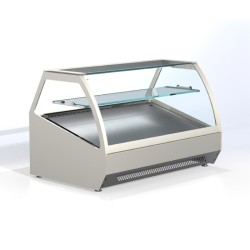 Βιτρίνα Συντήρησης VR-076-AR 74x60x60cm Inox 100lt 380W Επιτραπέζια με Κλίση & Αεραγωγό ARTSTEEL
