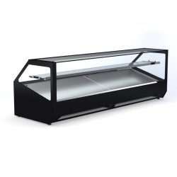 Βιτρίνα Συντήρησης VR-146-AR 141x60x60cm Inox 210lt 590W Επιτραπέζια με Κλίση & Αεραγωγό ARTSTEEL