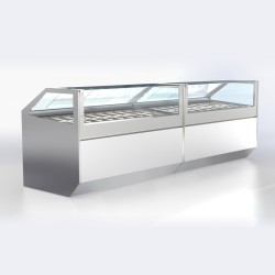 Βιτρίνα Συντήρησης VZ-108-1 125x100x126cm Inox 450W ARTSTEEL