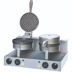 Βαφλιέρα WB-2 50x38x30cm 2kW 220-240V Διπλή Περιστρεφόμενη OLYMPIA