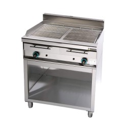 Σχαριέρα WEG2-B Σειρά 65 87x65x94cm 12kW 230V Ηλεκτρική Νερού 2 Ζωνών με Λιποσυλλέκτη & Βάση SERGAS